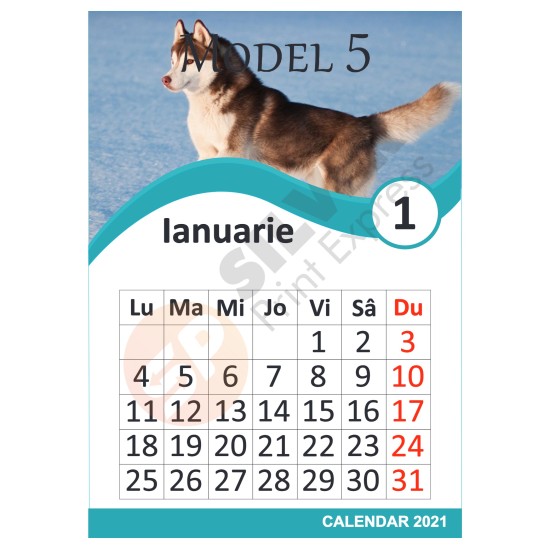 Calendar personalizat A3 Calendar personalizat A3
